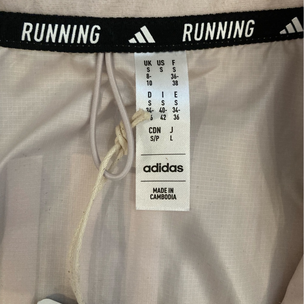adidas NWT Own The Run OTR B Vest Putty Mauve WIND.RDY Running Vest Women’s S - Picture 6 of 15